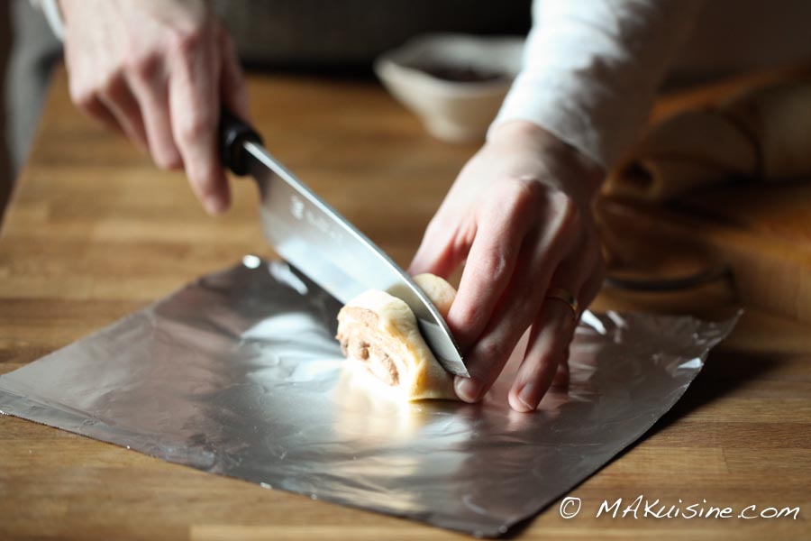 Petits pains amande choco